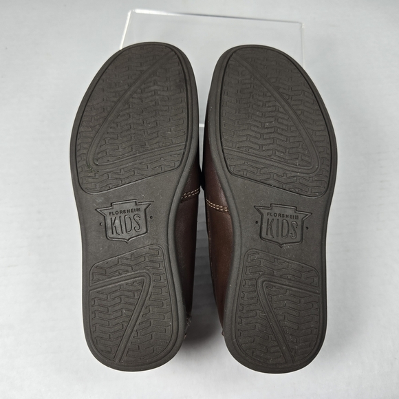 Florsheim Brown Jasper Driver Jr Dress Loafer Moccasin Size 10.5 M Toddler Boy - Picture 7 of 8